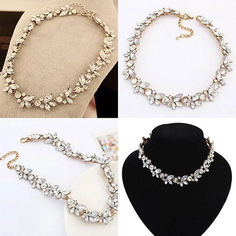 Royal Blossom Crystal Necklace