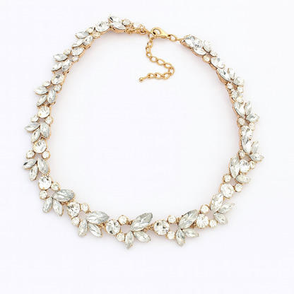 Royal Blossom Crystal Necklace
