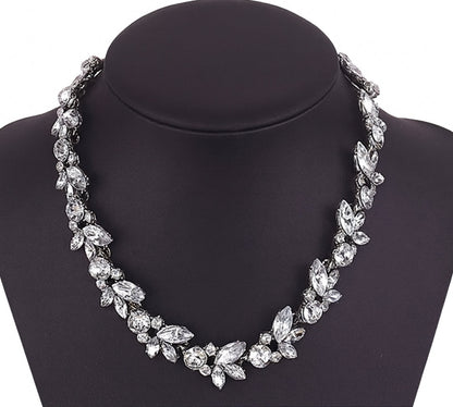 Royal Blossom Crystal Necklace
