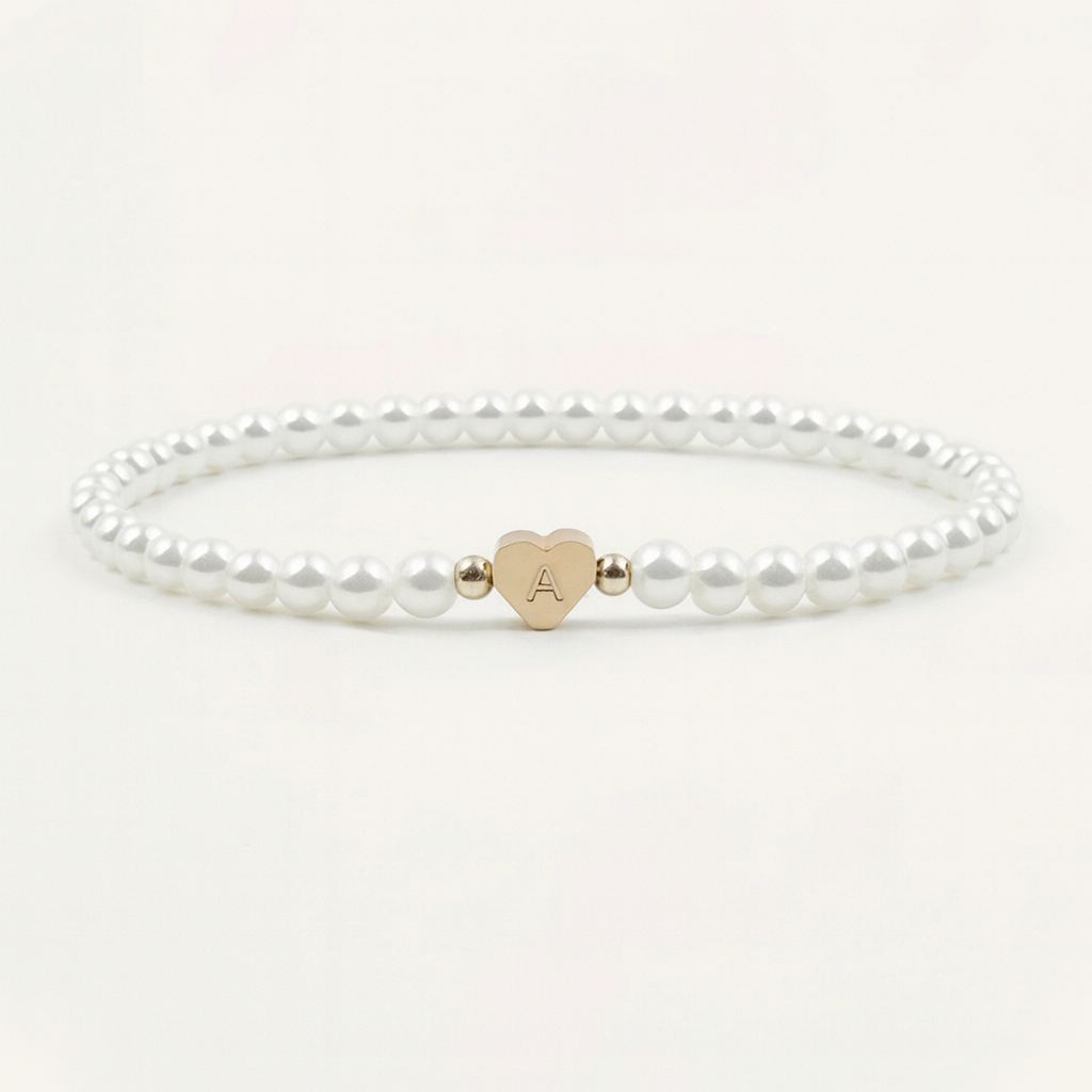 Veloura Initial Heart Bracelet