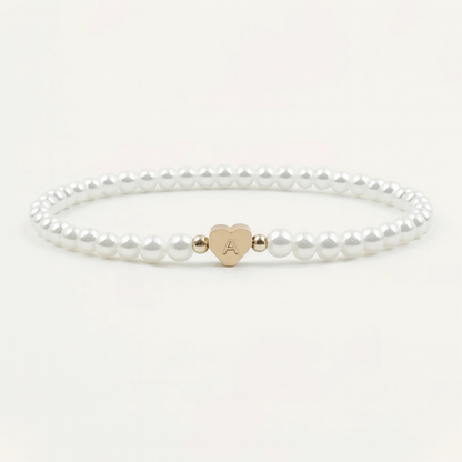 Veloura Initial Heart Bracelet