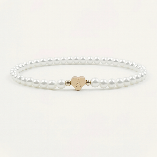Veloura Initial Heart Bracelet