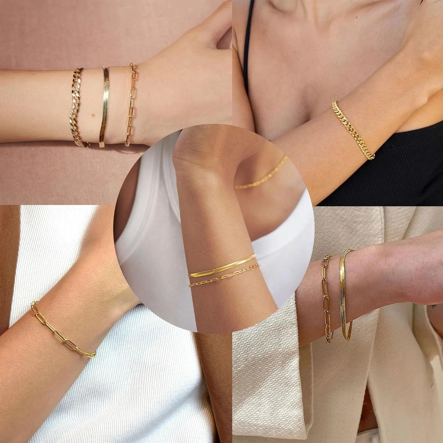 Veloura 5 Piece Bracelet Set