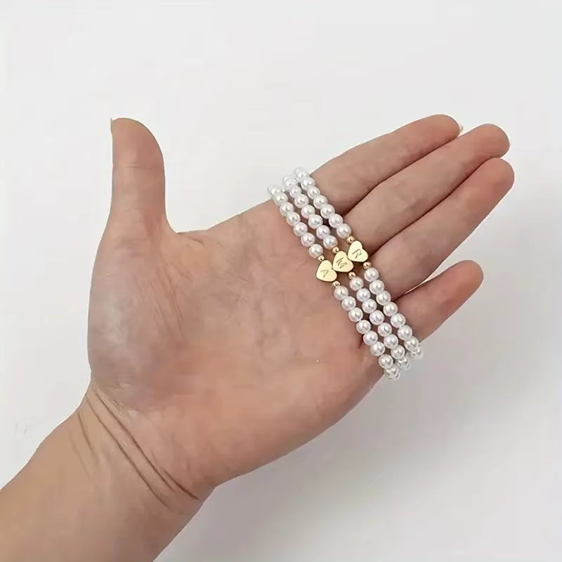 Veloura Initial Heart Bracelet