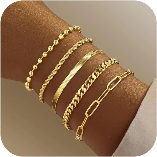Veloura 5 Piece Bracelet Set